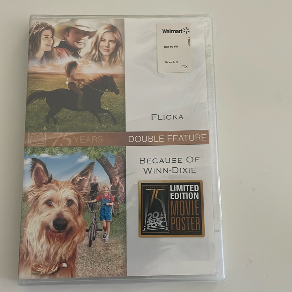 2-Disc DVD Movies- Flicka & Because of Winn-Dixie- New